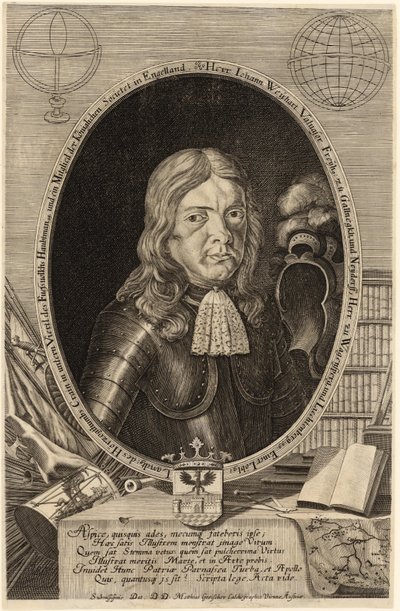 Selbstporträt von Johann Weikhard von Valvasor